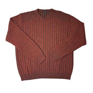 Hugo Boss Men’s Dark Red Sweater – Size XXL – Wool Blend